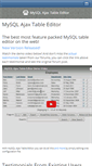 Mobile Screenshot of mysqlajaxtableeditor.com
